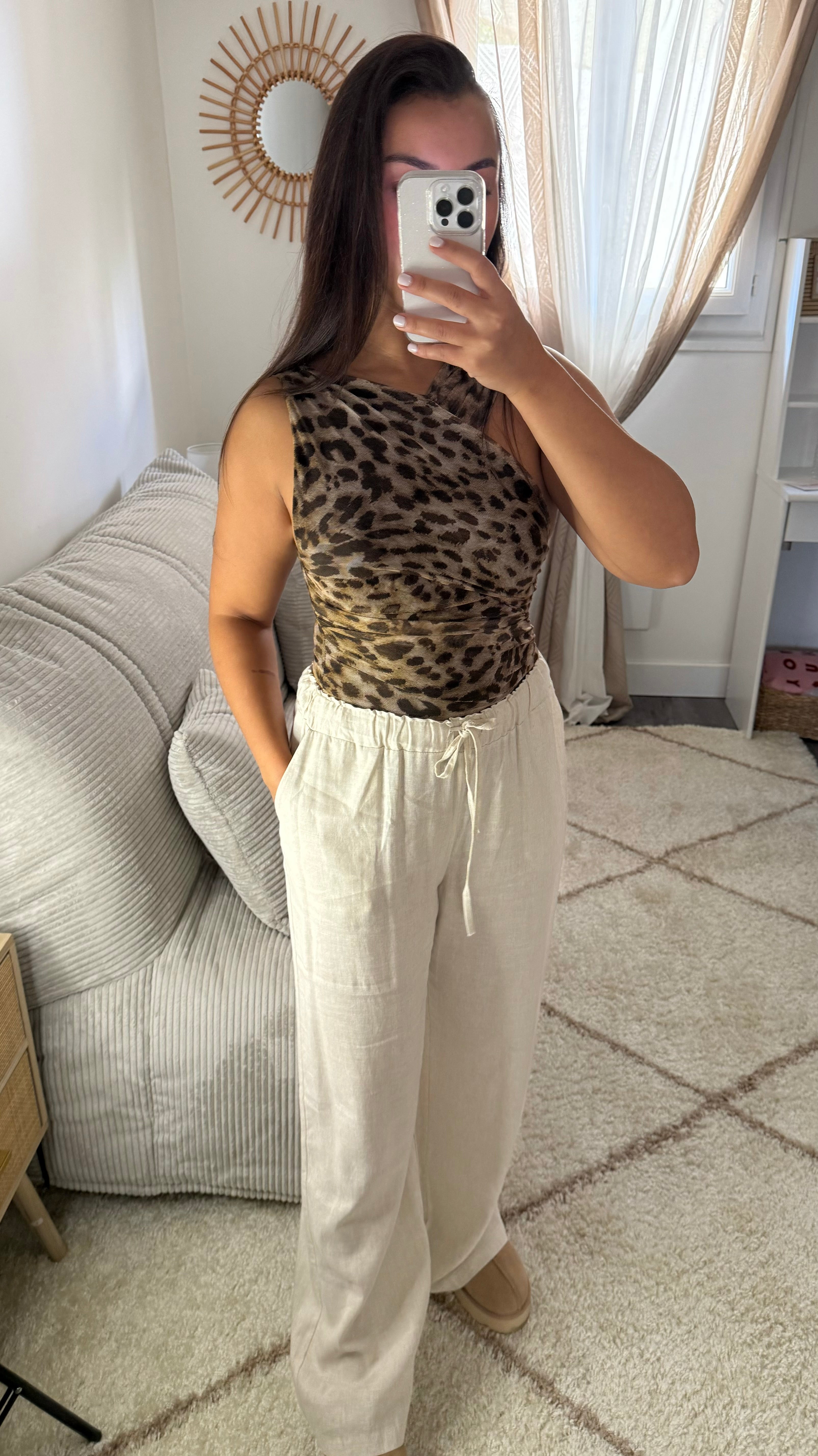 Pantalon Breeze (Beige Lin)