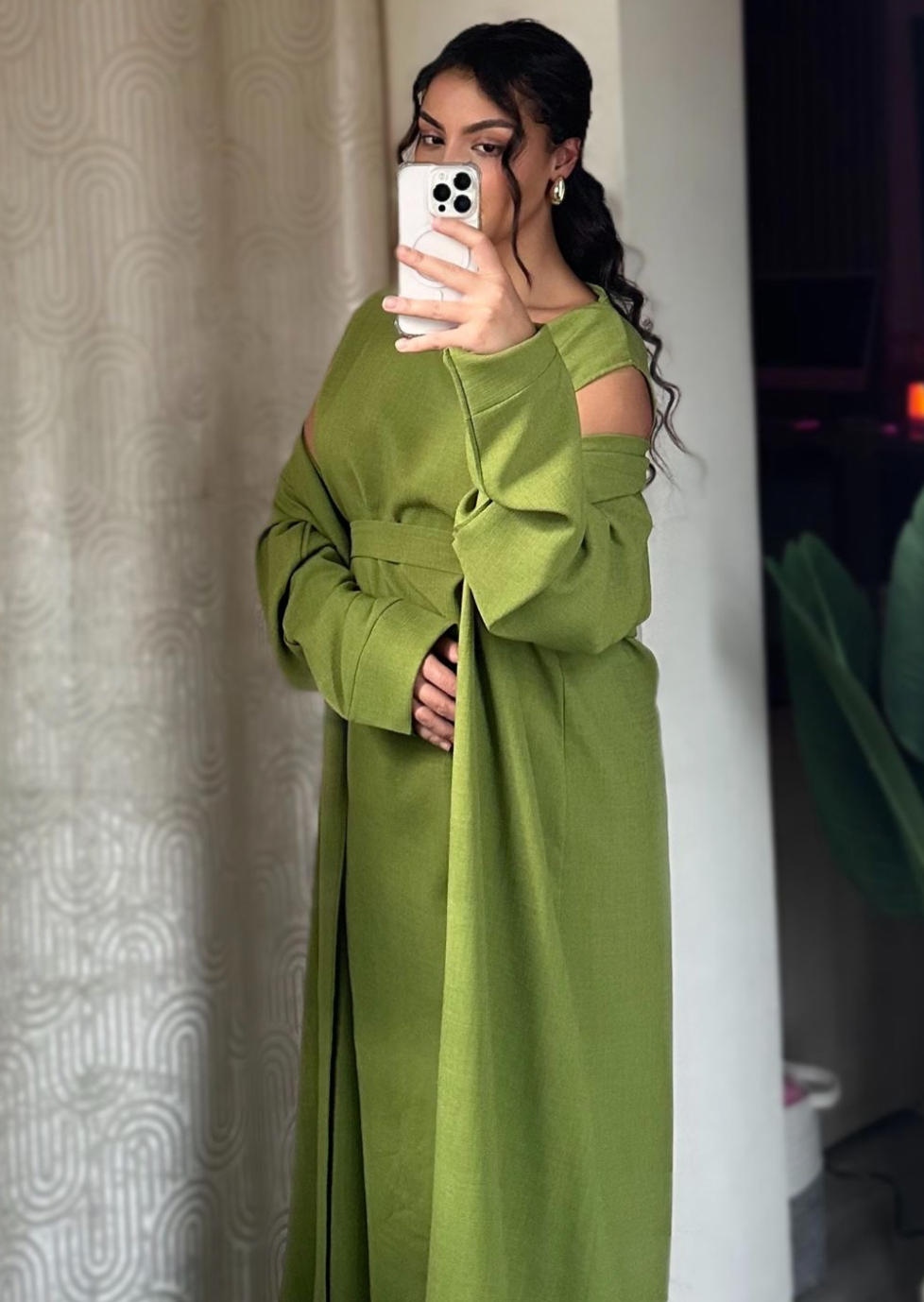 Robe Orient (Vert Olive)