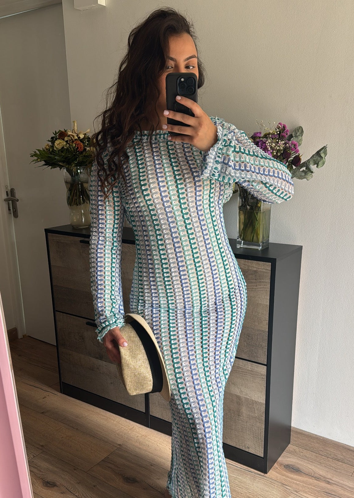 Robe Carmen (Bleu claire )